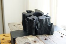 Load image into Gallery viewer, Considerably Humungus Black Coaster (vase) III