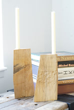 Load image into Gallery viewer, Trapazodial Maple Candlestick