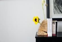 Load image into Gallery viewer, Spalted Maple Bookend Ikebana Vase