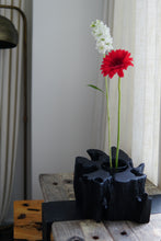 Load image into Gallery viewer, Considerably Humungus Black Coaster (vase) III