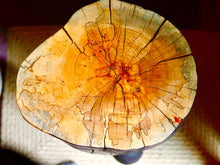 Load image into Gallery viewer, Burnt Scandinavian Spalted Maple Side Table