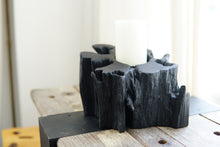 Load image into Gallery viewer, Considerably Humungus Black Coaster (vase) III