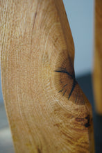 Load image into Gallery viewer, Faceted Oak Candlesticks