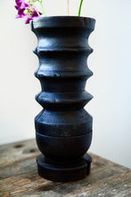 Load image into Gallery viewer, Hand Turned Yakisugi Vase and Incense Burner