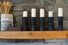 Load image into Gallery viewer, Tall Yakisugi Candle Holders