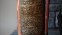Load image into Gallery viewer, Vintage Fire Extinguisher