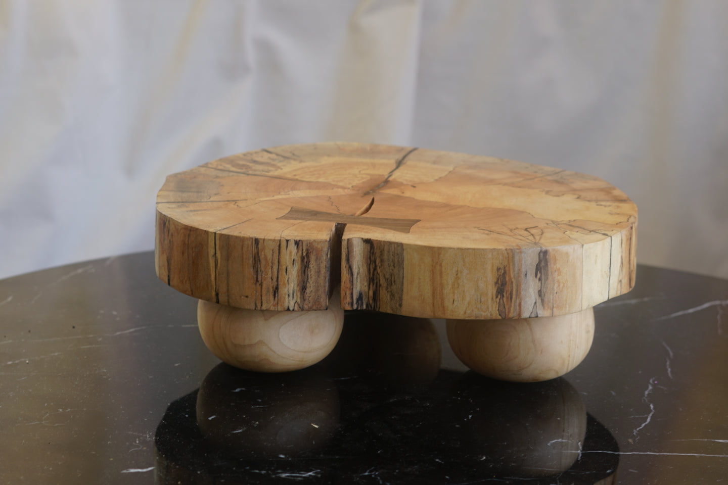 Spalted Maple Pedestal