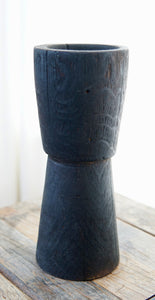 Tall Yakisugi Candle Holders