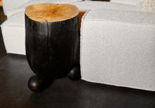 Load image into Gallery viewer, Burnt Scandinavian Spalted Maple Side Table
