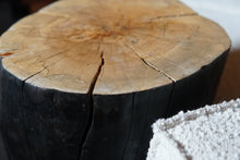 Load image into Gallery viewer, Burnt Scandinavian Spalted Maple Side Table

