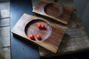 Hard wood Pillow Trinket Dish