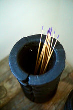 Load image into Gallery viewer, Hand Turned Yakisugi Vase and Incense Burner
