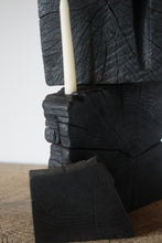 Load image into Gallery viewer, Blackened Barnwood Candleabra
