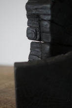 Load image into Gallery viewer, Blackened Barnwood Candleabra
