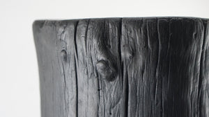 Yakisugi Stump Side Table